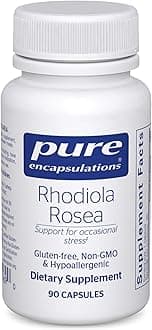 Pure Encapsulations Rhodiola Rosea - For Occasional Stress, Endurance & Fatigue Relief * - With Adaptogens - Gluten Free & Vegan - 90 Capsules