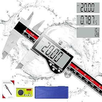 Qfun 6 inch Fractional Digital Caliper
