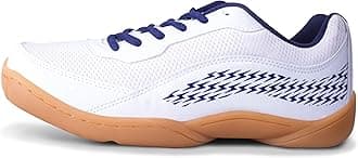 Flash 2.0 Badminton Shoes for Men | Your Go-to Shoe for Pickleball, Padel, and All Court Sports | Badminton Sports Shoes | (Blue/White/Sky Blue)