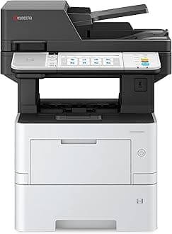 ECOSYS MA4500ifx All-in-One Monochrome Laser Printer (Print/Copy/Scan/Fax), 47 ppm, Up to Fine 1200 dpi, Gigabit Ethernet HyPAS Capable, 7 inch Touchscreen Panel, 512 MB