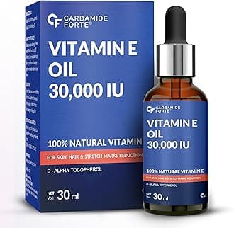 Carbamide Forte Vitamin E Oil For Face & Hair | Vitamin E for skin | Vitamin E supplement | Vitamin E Oil | 30000 IU |30ml