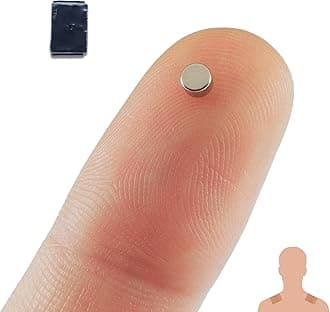 PingaOculto Spy Earpiece GSM Wireless Earphones Invisible Hidden Mini Headset Exam SIM Card Microphone Adhesive Strips - Secret Earphone Micro Listening in Ear Cheating (Spy Earpiece Nano Piece GSM)