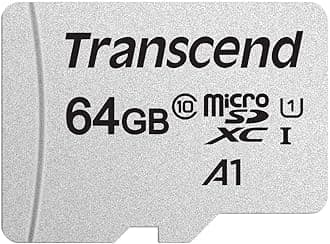 USD300S A1 64GB UHS-I U1 Class 10 Micro SD Memory Card up to 100/20 MB/s (TS64GUSD300S)