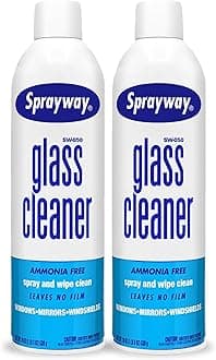 Sprayway Glass Cleaner with Foaming Spray for a Streak-Free Shine for Home and Automotive Use, 19 Fl Oz. (2 Pack)