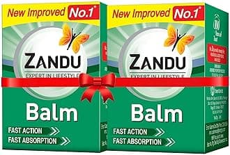 Balm, 50ml x Pack of 2, Effective relief from Headache, Body Pain, Sprain and Cold
