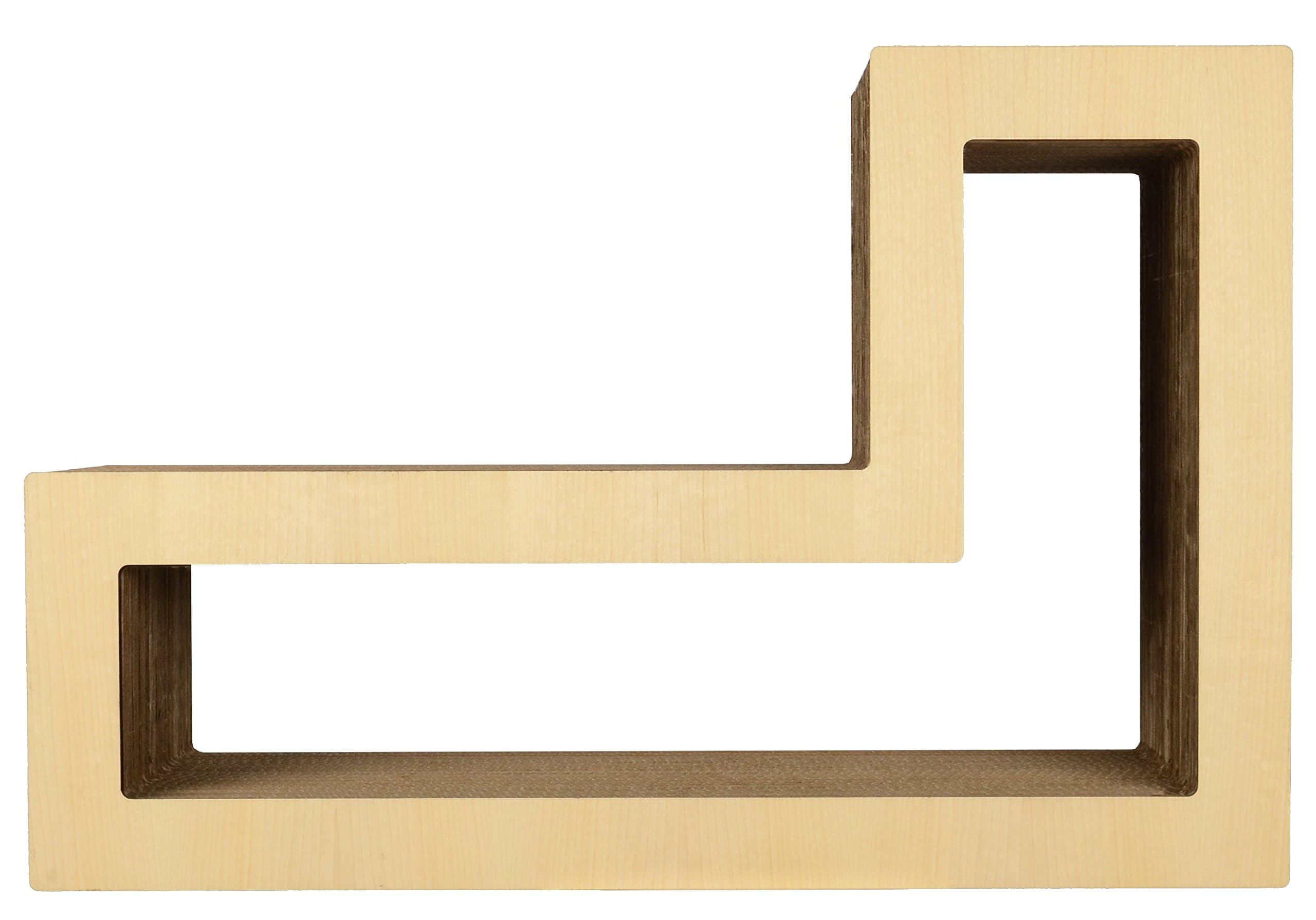 Modular Cat Scratching Blocks - Wood Maple Collection (L Shape)