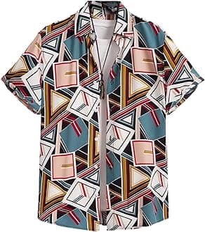 LERIYA FASHION Shirt for Men | Mens Casual Shirt | Men Stylish Shirt | Men Printed Shirt | Men's Regular Fit | Men Formal Shirt | Half Sleeve Shirt