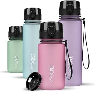 720°DGREE Water Bottle “uberBottle“ +Sieve - 350ml, 500ml, 650ml, 1L, 1.5l - BPA-Free Tritan, Leakproof, Reusable Drinking Bottle - Sports Bottle for Gym, Fitness, Kids, Bike, Travel, School, Office