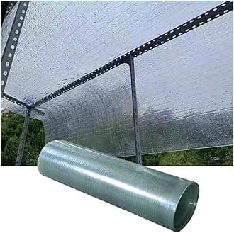WIGING Polycarbonate Roofing Sheet, Daylighting Panel for UV Protection Rainproof Insulation, Transparent Green House Plastic Cover, Can Cut(1.5mm)