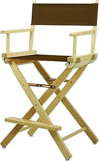 Casual Home Director Chair, Beech, Brown, 24"-Counter Height