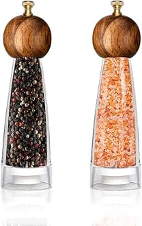 Acrylic Salt Pepper Grinder Set