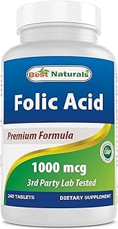 Folic Acid 1000 mcg (Vitamin B9), 240 Tablets
