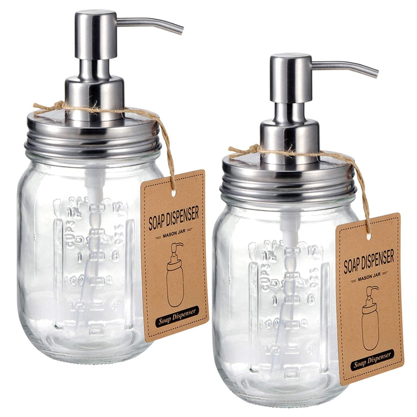 Mason Jar Liquid Soap Dispenser