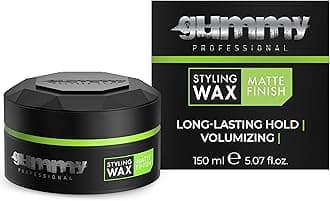 Gummy Professional Hair Styling Wax for Men & Women - Strong Hold Matte Finish - Flexible Hair Product for Long-Lasting Hold, Grooming, and Texturizing w/Professional Salon-Quality Finish –150ml