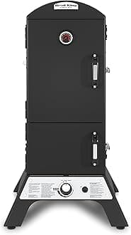 Broil King 923617 Vertical Natural Gas Cabinet Smoker, Black
