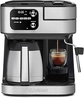 Coffeemaker, Coffee Center Barista Bar 4-In-1 Coffee Machine, Single-Serve Coffee, Espresso & Nespresso Capsule Compatible, 10-Cup Thermal Carafe, Black, SS-4N1TNAS