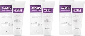 Brinton AcMist Moisturizing Cream Gel for Acne-Prone & Oily Skin | With Vitamin E, Aloe Vera & Squalane | Oil-Free, Non-Comedogenic, Lightweight, Quick Absorbing | 50 g (Pack of 3)