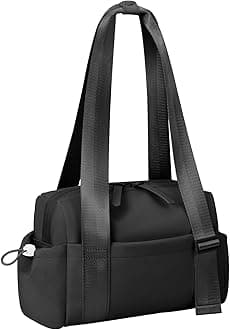 cysiyu Mini Gym Bag for Women Girls Small Gym Tote Bag with Wet Compartment Waterproof Travel Duffle Bag Cute Workout Sport Bag