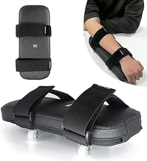 Shoulder Rehab Skateboard on the Desktop,Arm Rehabilitation Assisting Exercise Equipment with 360° Roating Wheels for Rotator Cuff Recovery, Improve Flexibility Stretching