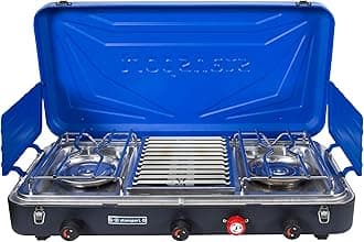Stansport 2-Burner Propane Stove with Grill (212-600-50)