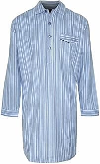 Champion Mens Brushed Cotton Striped Nightshirt Sleepwear