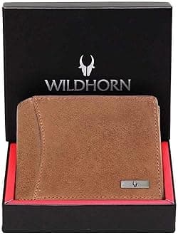 WildHorn India RFID Protected Leather Men's Wallet, TAN HUNTER, Classic