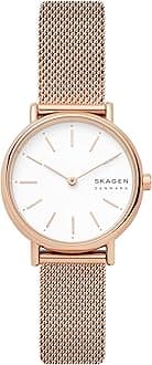 Kuppel Lille or Riis Lille Minimalist Women's Watch with Stainless Steel Bracelet, Mesh or Leather Band