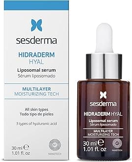 HIDRADERM HYAL Serum, Ultra Hydrating Face Moisturizer with 3 Types of Hyaluronic Acid for Restored, Replenished Skin, 1.0 fl oz