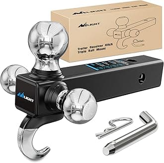 Trailer Hitch Tri Ball Mount