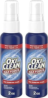 OxiClean Max Force Laundry Stain Remover Spray, 2 fl oz, 2PK
