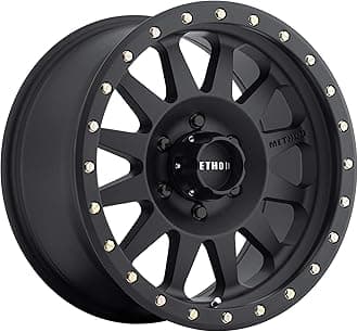 Method Race Wheels304 Double Standard Matte Black 15x8" 6x5.5", 24mm offset 3.5" Backspace, MR30458060524N