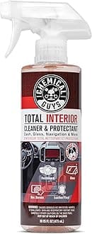 Chemical Guys Total Interior Cleaner & Protectant - Black Cherry, Car Cleaning Spray, Cleans and Protects Leather, Vinyl, Plastic, Rubber, and Glass, Safe for Trucks, SUVs, Jeeps, RVs & More - 16 oz