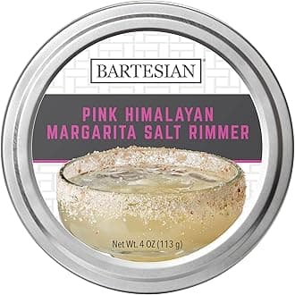 Pink Himalayan Margarita Cocktail Glass Rimmer - Margaritas Cocktails Flavored Salty Rimming Garnish for Bar Drink Glasses - Professional Home Bartending Mixology Supplies