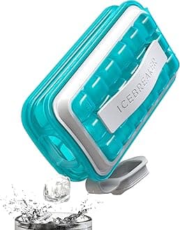 POP 2024: Make and Serve Ice Without Ever Touching The Ice | The Sanitary Silicone Ice Cube Tray for Freezer | Patented Ice Trays for Freezer | This Ice Cube Maker Makes 18 Cubes