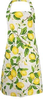 Lemon and Leaves Kitchen Baking Cooking Apron