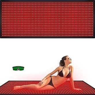 Red Light Therapy Large Mat for Whole Body Relief 71''x31'' Infrared Therapy Blanket 1280pcs Beads 660nm 850nm Red Infrared Therapy for Full Body Parts Relief at Once