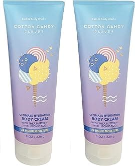 Ultimate Moisturizing Body Cream (Cotton Candy Clouds), 8.00 oz (Pack of 2)