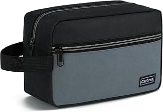 Travel Toiletry Bag - Small Tavel Bag for Toiletries, Cosmetics, Accessories, Gifts - Black