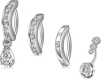 Briana Williams Belly Button Ring Belly Rings Belly Button Piercing Gold Belly Button Ring for Women Clicker Belly Ring Belly Piercing Stainless Steel 14g 10mm Blley Navel Rings Piercing Jewelry