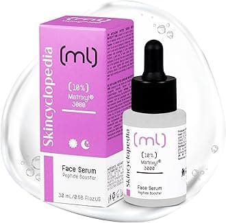 10% Matrixyl 3000 Serum with Vitamin C, Hyaluronic Acid and Retinol - Peptide Booster against Wrinkles, Hyperpigmentation and Pores - All Skin Types - for Men and Women, 30ml