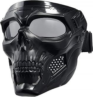 Motorcycle Face Mask Full Face,Dirt Bike Goggles Motocross, ATV, Offroad, Riding Racing Goggles for Men Women