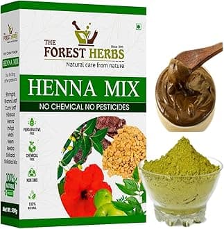 The Forest Herbs Natural Care From Nature Herbal Henna Powder, 500g Enriched with Precious Herbals for Hair Colour & Conditioning - Brown