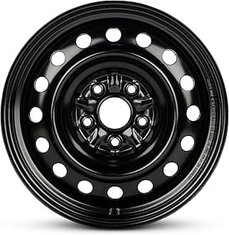 For 2002-2006 Toyota Camry 16 Inch Painted Black Rim - OE Direct Replacement - Road Ready Car Wheel