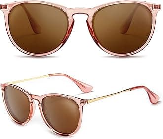 [SUNGAIT] Vintage Round Sunglasses for Women Classic Retro Designer Style