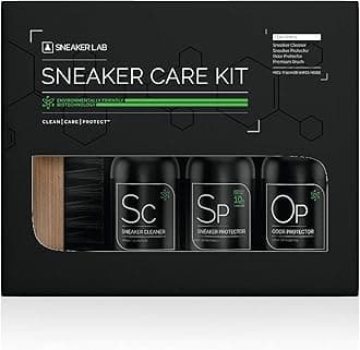 Sneaker Care Kit Collection | Complete Shoe Cleaning & Protection Set | Includes Cleaner, Protector, Odor Protector & Premium Brush | Safe to use for All Materials | Perfect Gift for SneakerHeads