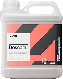 CARPRO Descale Acidic Car Shampoo Wash Concentrate, Removes Minerals, Waxes, Sealants & Oils - Gallon (135oz)