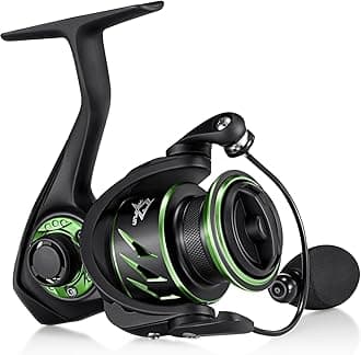Viper X Spinning Reel - Ultralight 5.2:1 High Speed Spinning Fishing Reel, 10+1BB, Carbon Fiber 33 LB Max Drag,500 Series