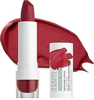 Physicians Formula Organic Wear All Natural Lipstick, Goji Berry, Nourishing, Dermatologist Approved, Gluten Free