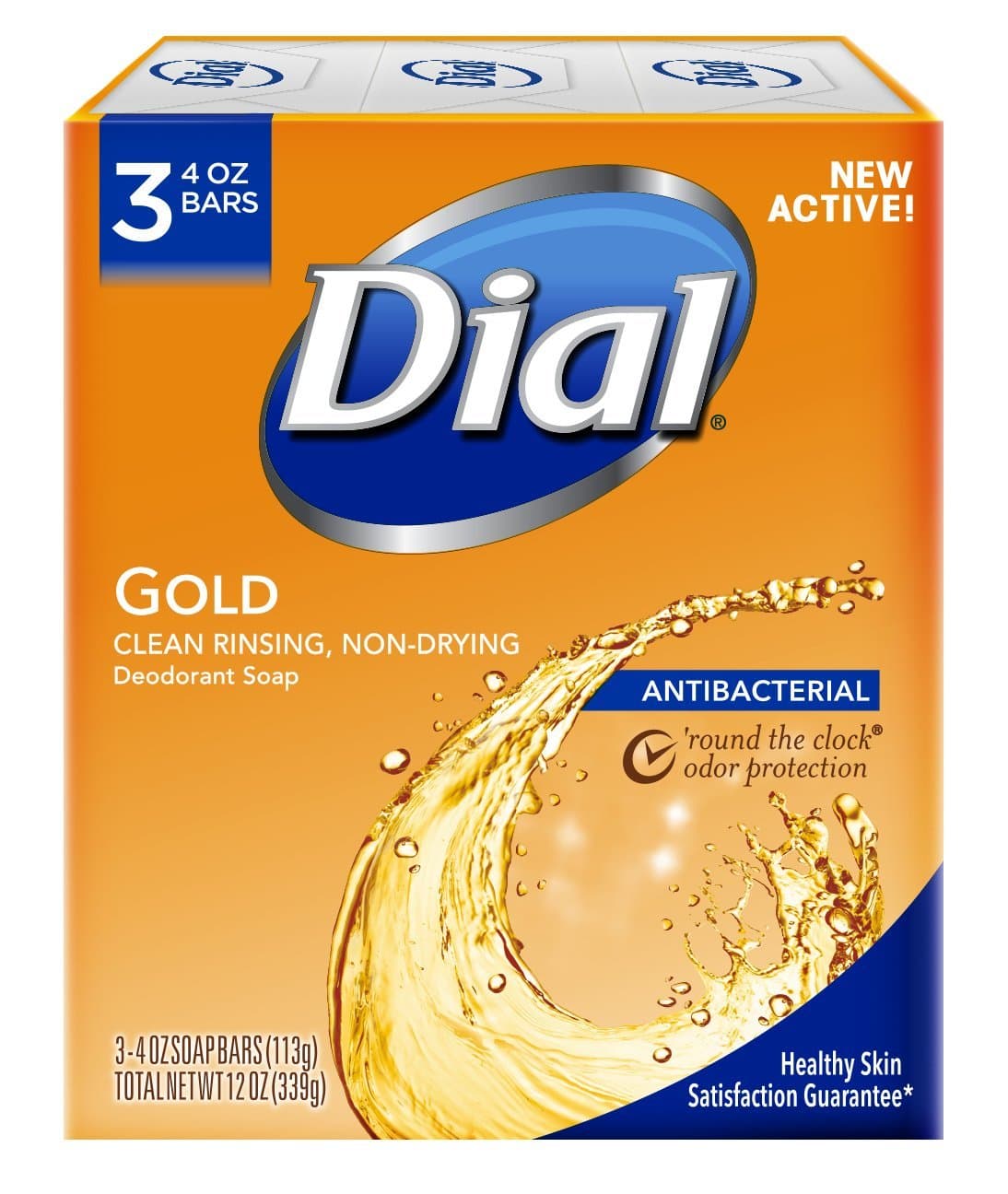 Gold Antibacterial Deodorant Soap By, 3 Count
