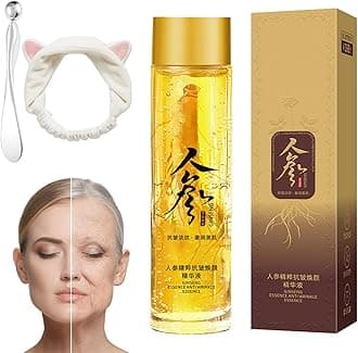 Ginseng Anti-wrinkle Serum and Cream, Ginseng Extract Liquid, Ginseng Extract Serum Oil for Tightening Sagging Skin Reduce Fine Lines (1Pcs-Serum)